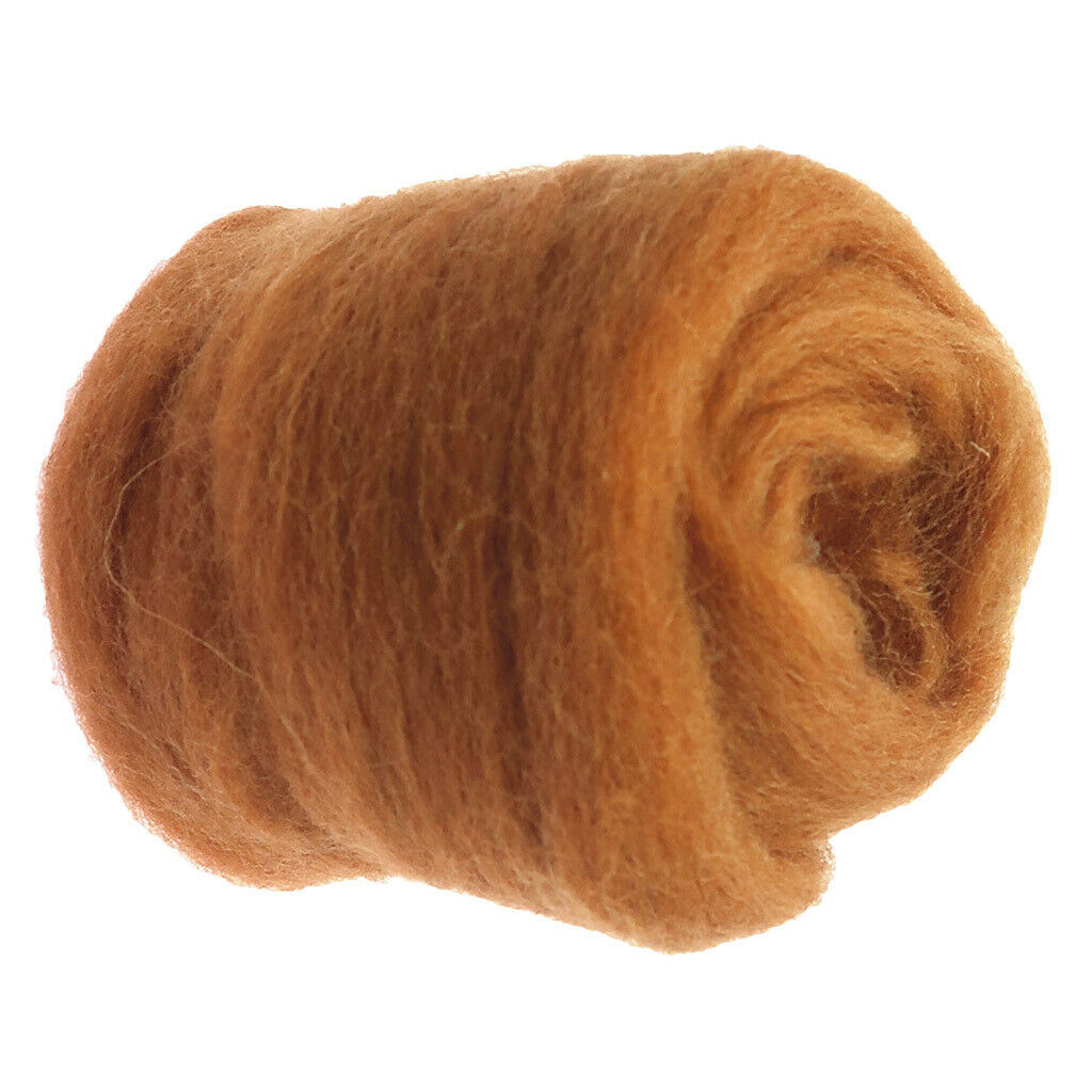 2Pcs Wool Roving/Tops, Mixed 2 Colors for Wet Felting/Needle Felting, Hand