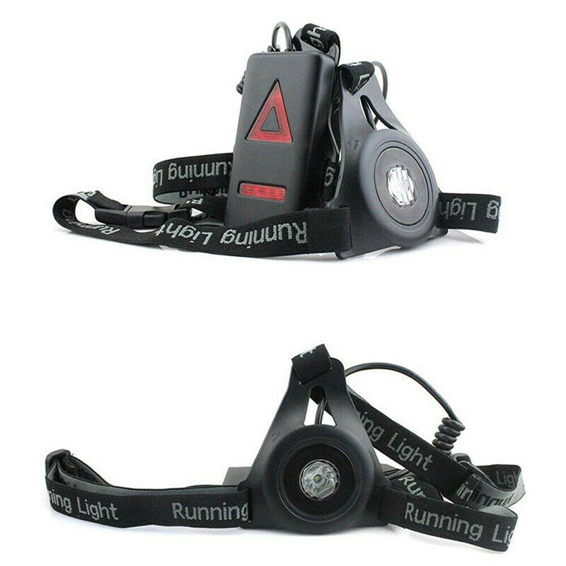 LED Running Chest Belt Warning Light Walking Outdoor Safety Night Flash Lamp