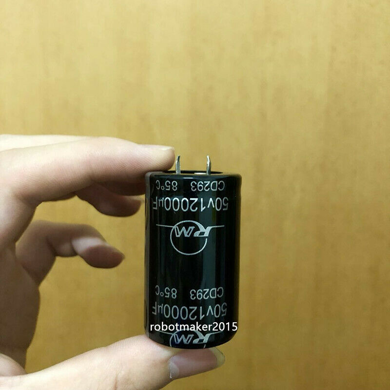 2 Pins 12000uf 12000mfd 50V 35*50 Electrolytic Capacitor CD293 series 85℃