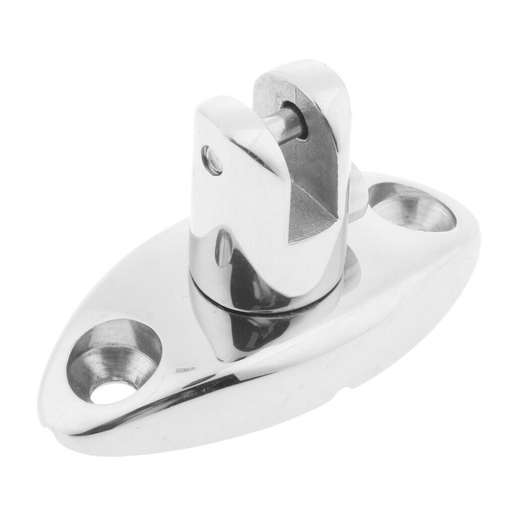 360 Deg. Rotatable Stainless Steel Quick Release Boat Top Bimini Deck Hinge