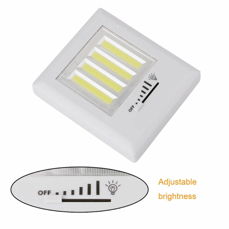 Wireless with Magnetic Cob Led Dimmable Wall Light Switch Closet Night Light