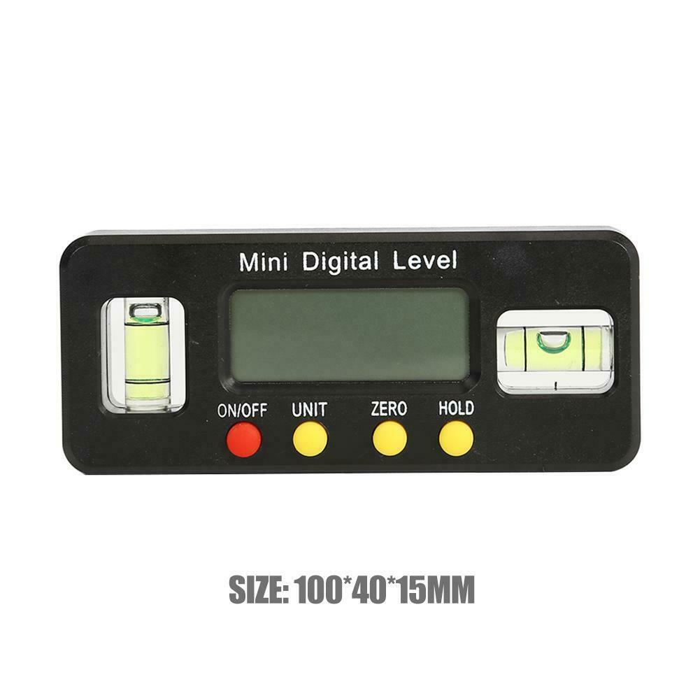 4*90° Digital Inclinometer Level Box Protractor Angle Finder Bevel Gauge Magnet