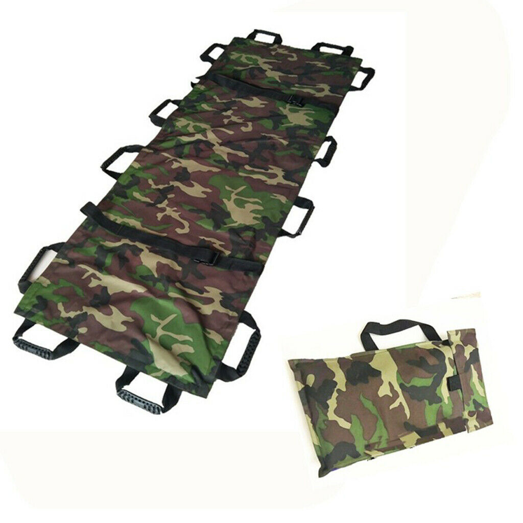 Sturdy Emergency Mover Back Stretcher Washable Rescue Stretcher Camouflage
