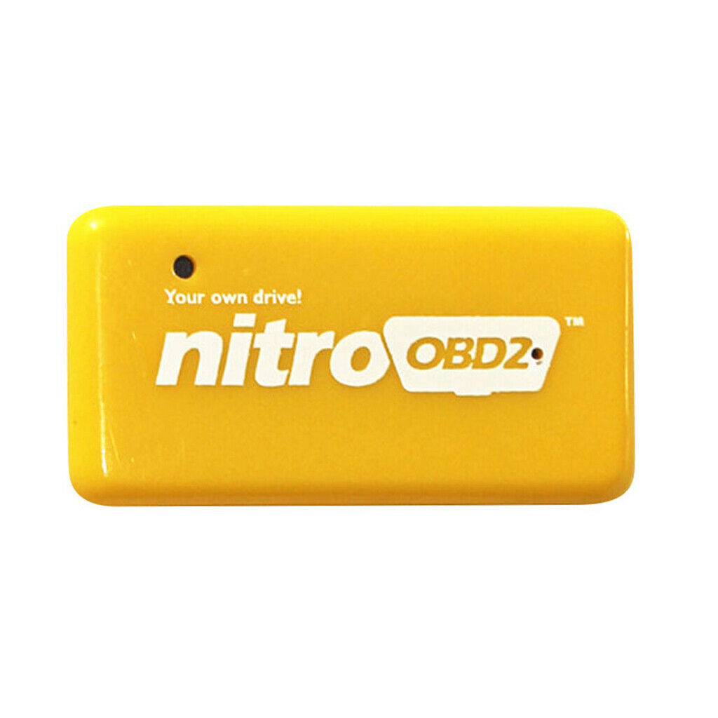 Yellow Plastic Nitro OBD2 Plug and Drive Performance Chips Benzine Chip Box