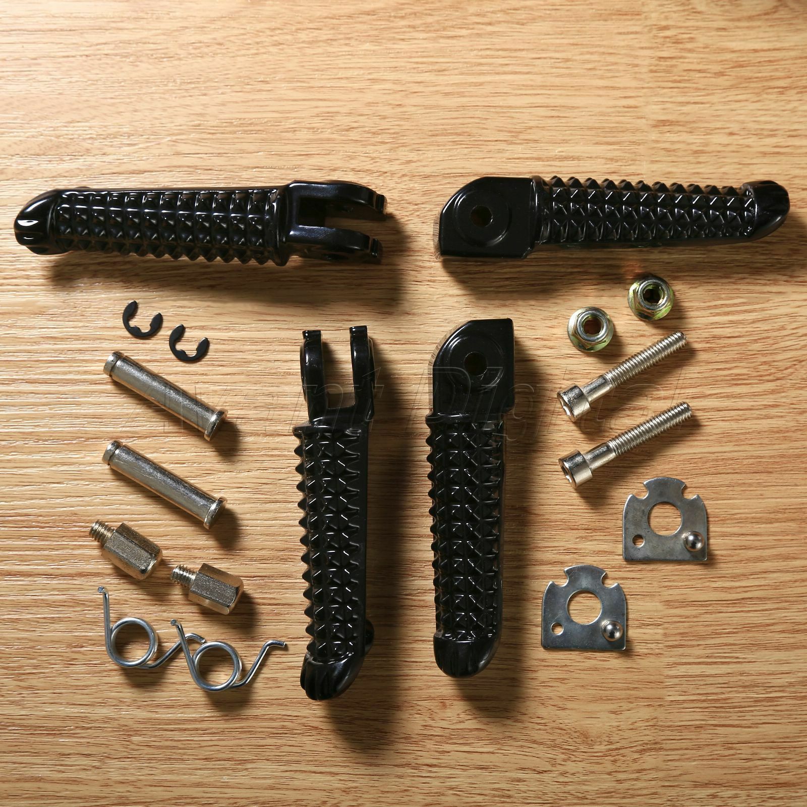 Front Rear Footrests Foot Pegs For Yamaha YZF R1 2002-2012 YZF R6 2003-2011