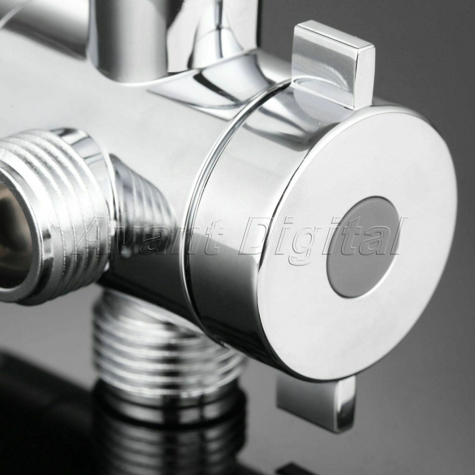 ABS Universal Shower Components 3 way Diverter Shower Head Diverter Chrome 20mm