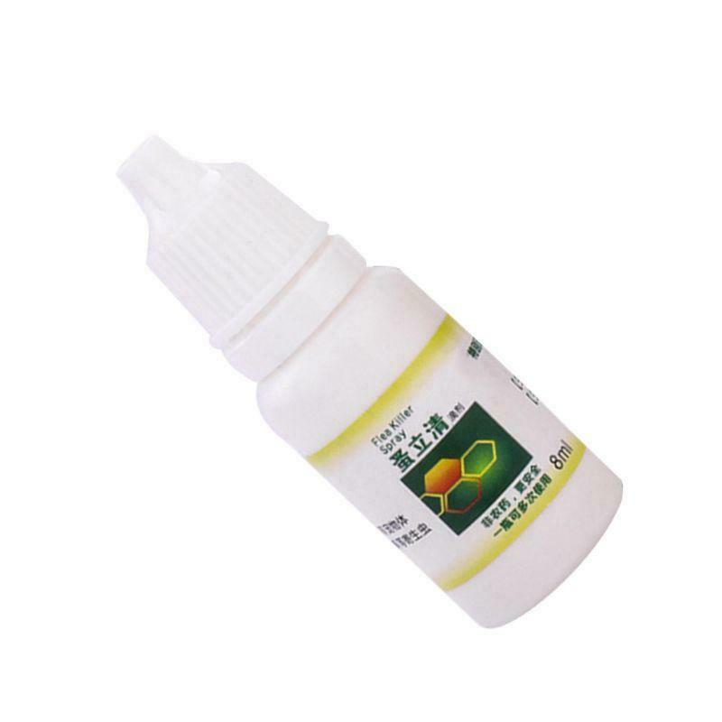 8ml Pet Dog Cat Flea Tick Killer Anti-flea Insecticide Spray Lice Insect Remover