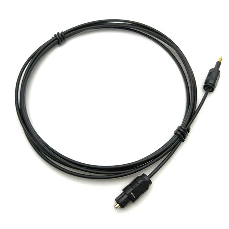 1.96Ft Toslink Male to Mini Plug 3.5mm Male Digital Optical SPDIF Audio C.l8