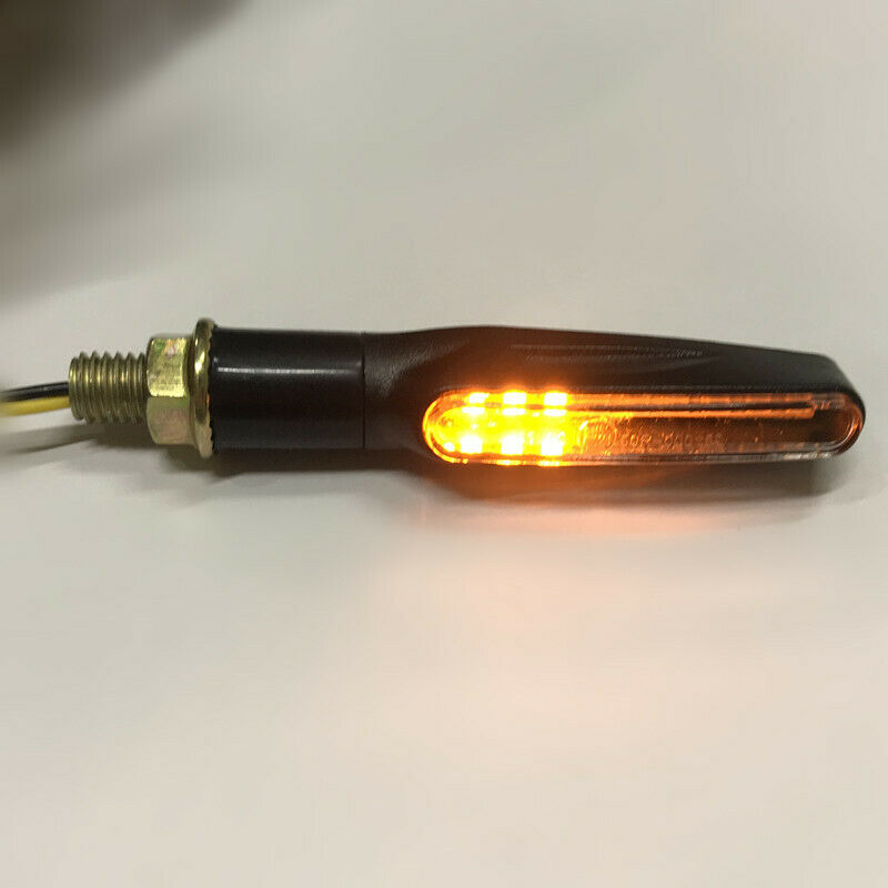 Motorcycle LED Flowing Flashing Turn Signal Indicator Light Sport Street Bike