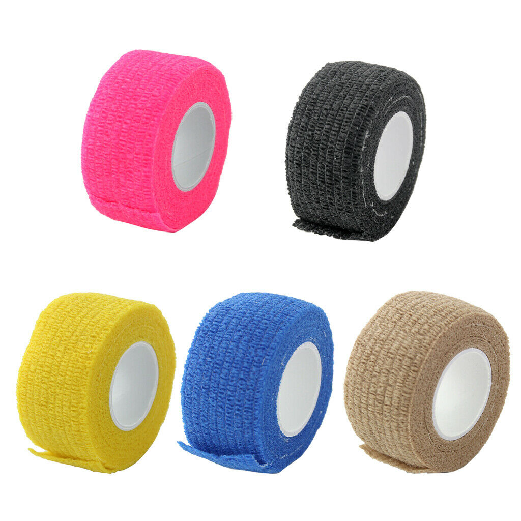 5x 1â€ x 5 Yards Cohesive Bandage Wrap Self Adherent for Pets Sports Injury