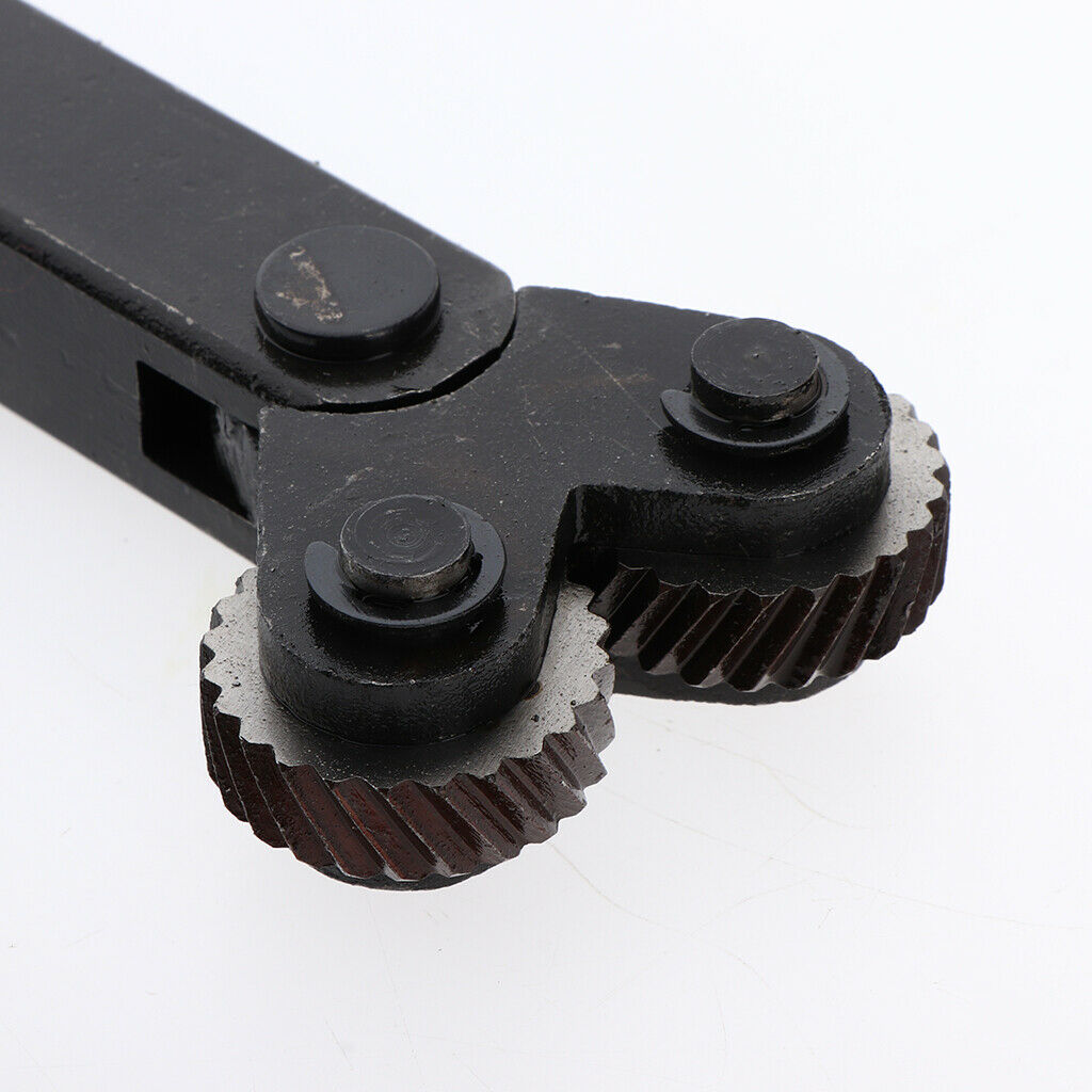 Steel Dual Wheel Knurling Tool Set w/ Diagonal Linear Knurl Wheel 3mm Pitch