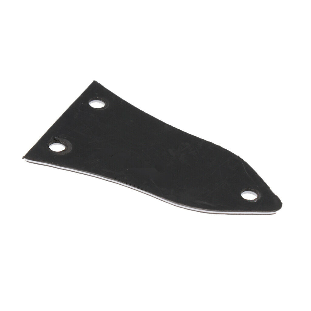 ABS Plastic Truss Rod Cover Plates with 3 Screws for Guitar Accessory Black