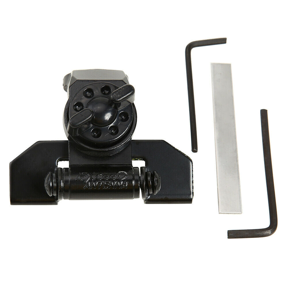 EM-81 Stainless Steel 2-Axis Trunk Hood Bracket for Mobile Radio Antenna @