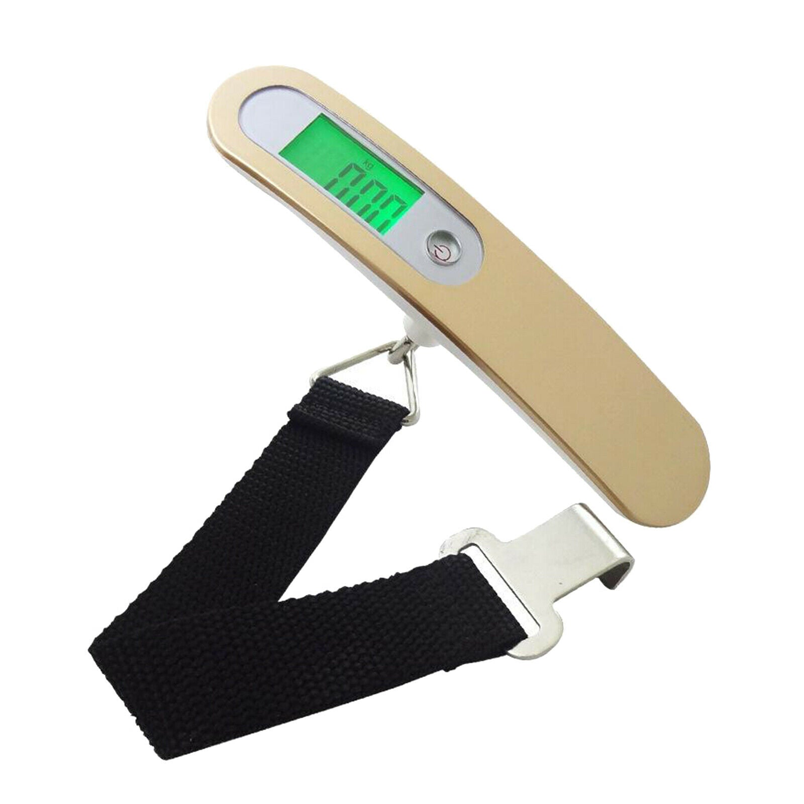 Travel Digital Luggage Scale Electronic Weighing 50kg with Hook Golden