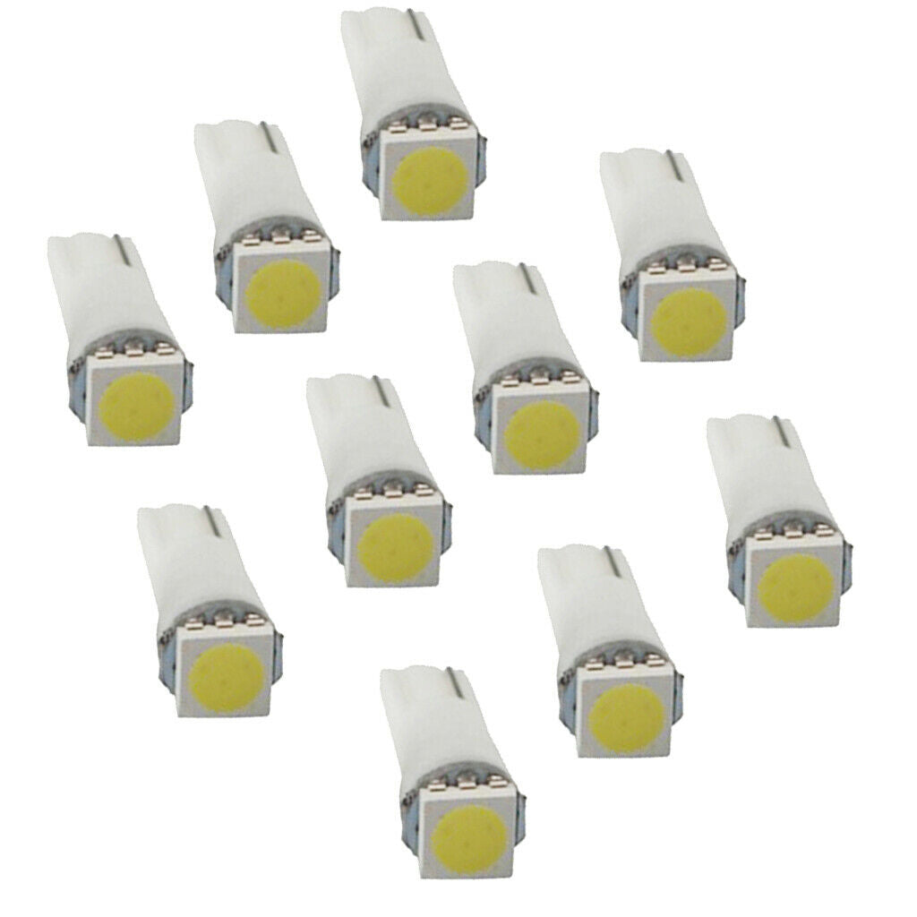 10x T5 5050 Car Interior Lighting Map Dome Lights