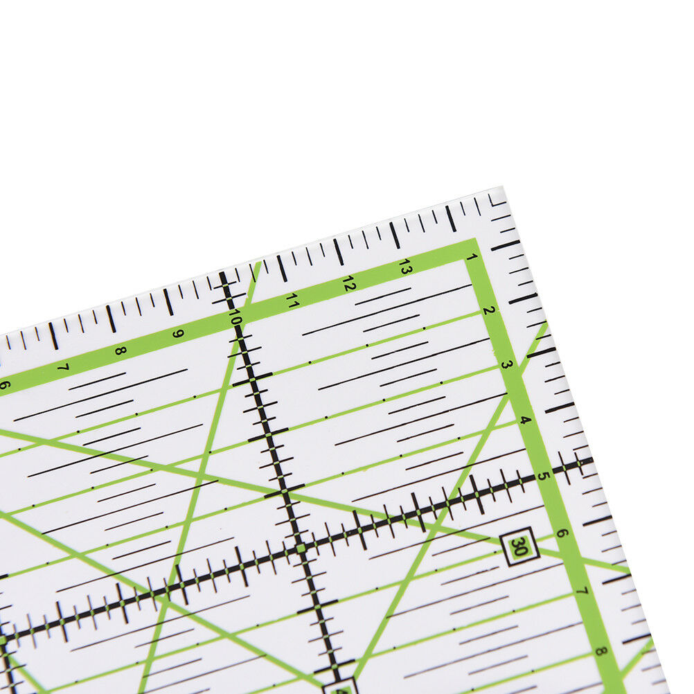 15*15cm Transparent quilting sewing patchwork ruler cutting tool tailor DIY SJ