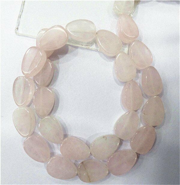 1 Strand 13x9x4mm Natural Rose Quartz Teardrop Spacer Loose Beads 15inch HH8040