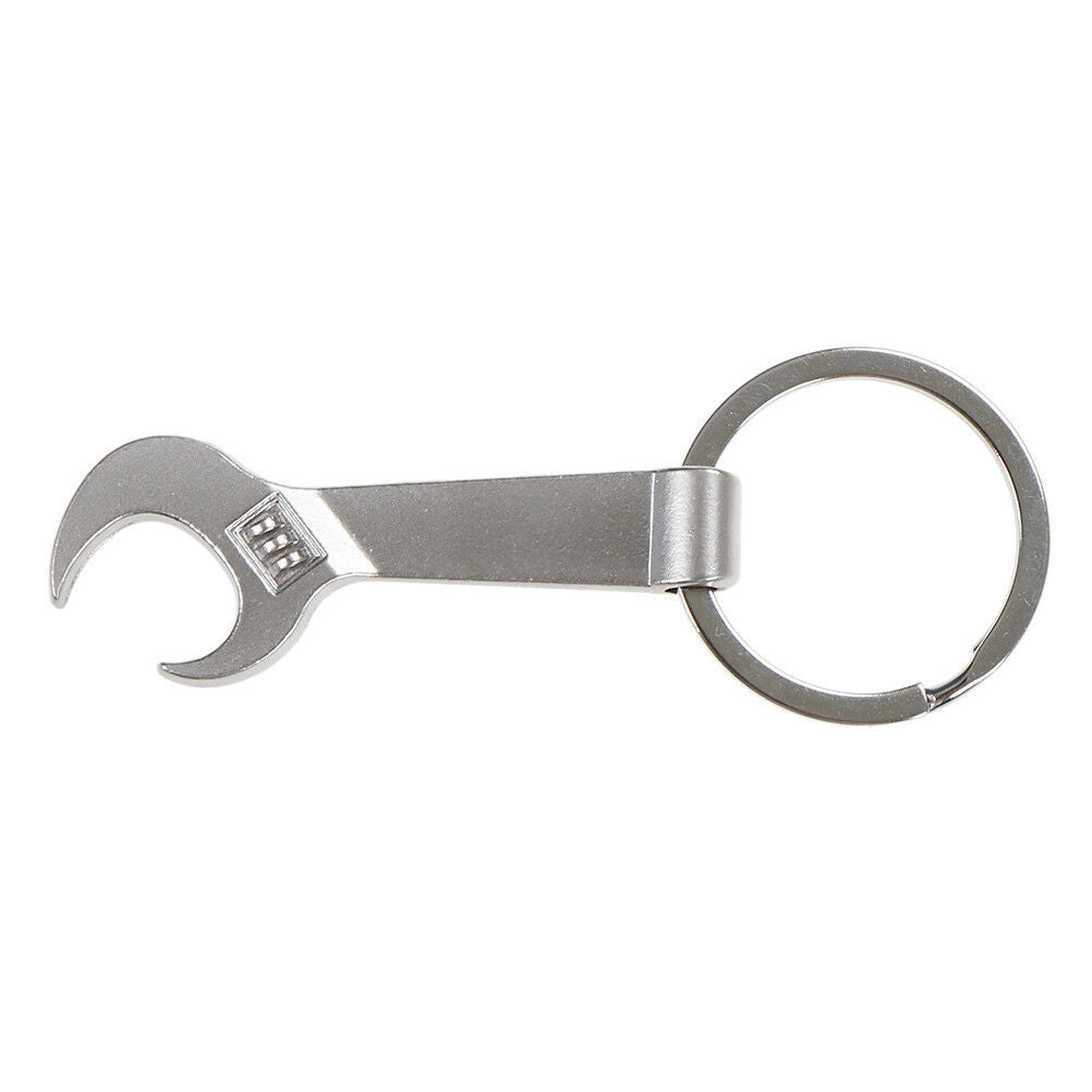 Eco-friendly Metal Wrench Spanner Beer Bottle Opener Keys Chain Keyring Gi.l8