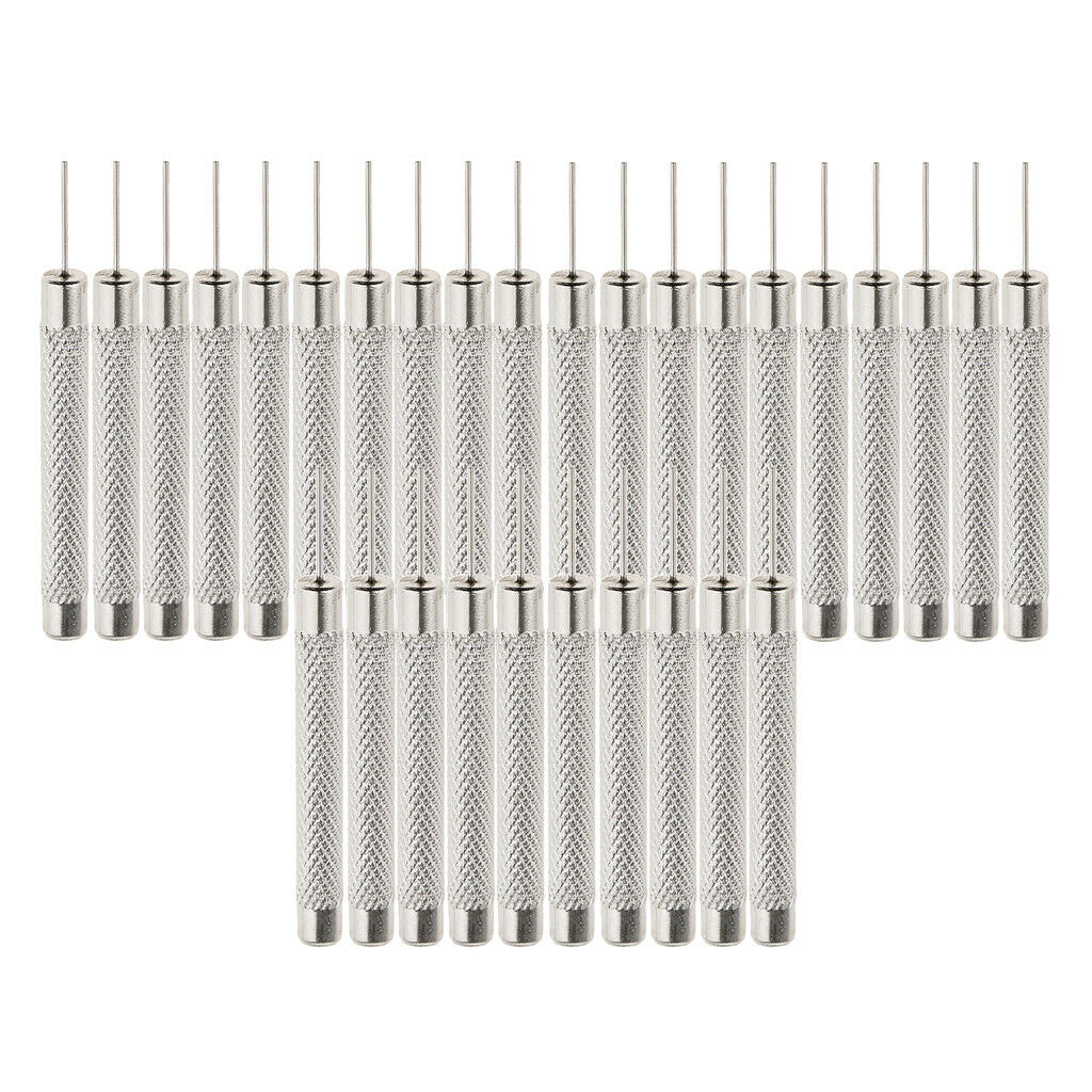 30 Pieces Bracelet Watch Strap Pin Remover Repair Tool Kit Accs (0.7mm) Dia