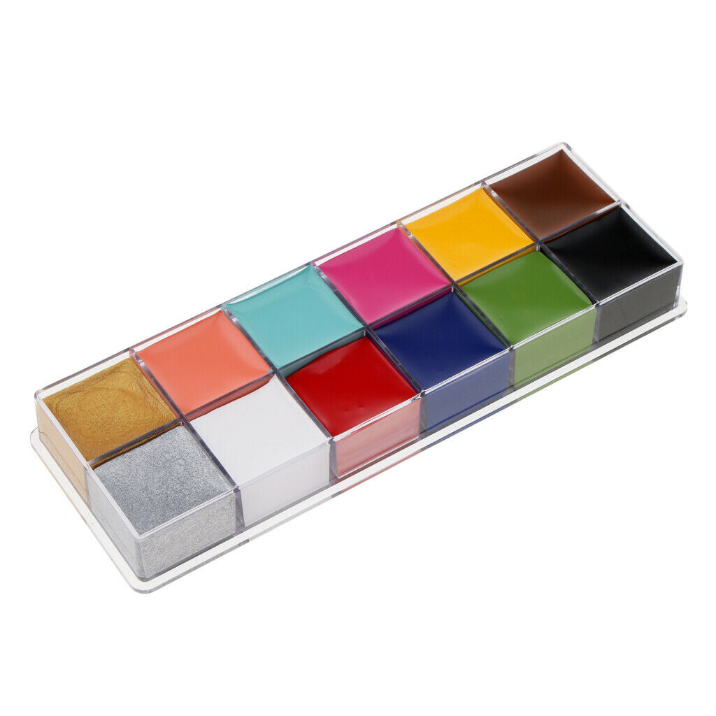 Halloween Professional Face Body Paint Oil Painting Art Make Up Party Kit
