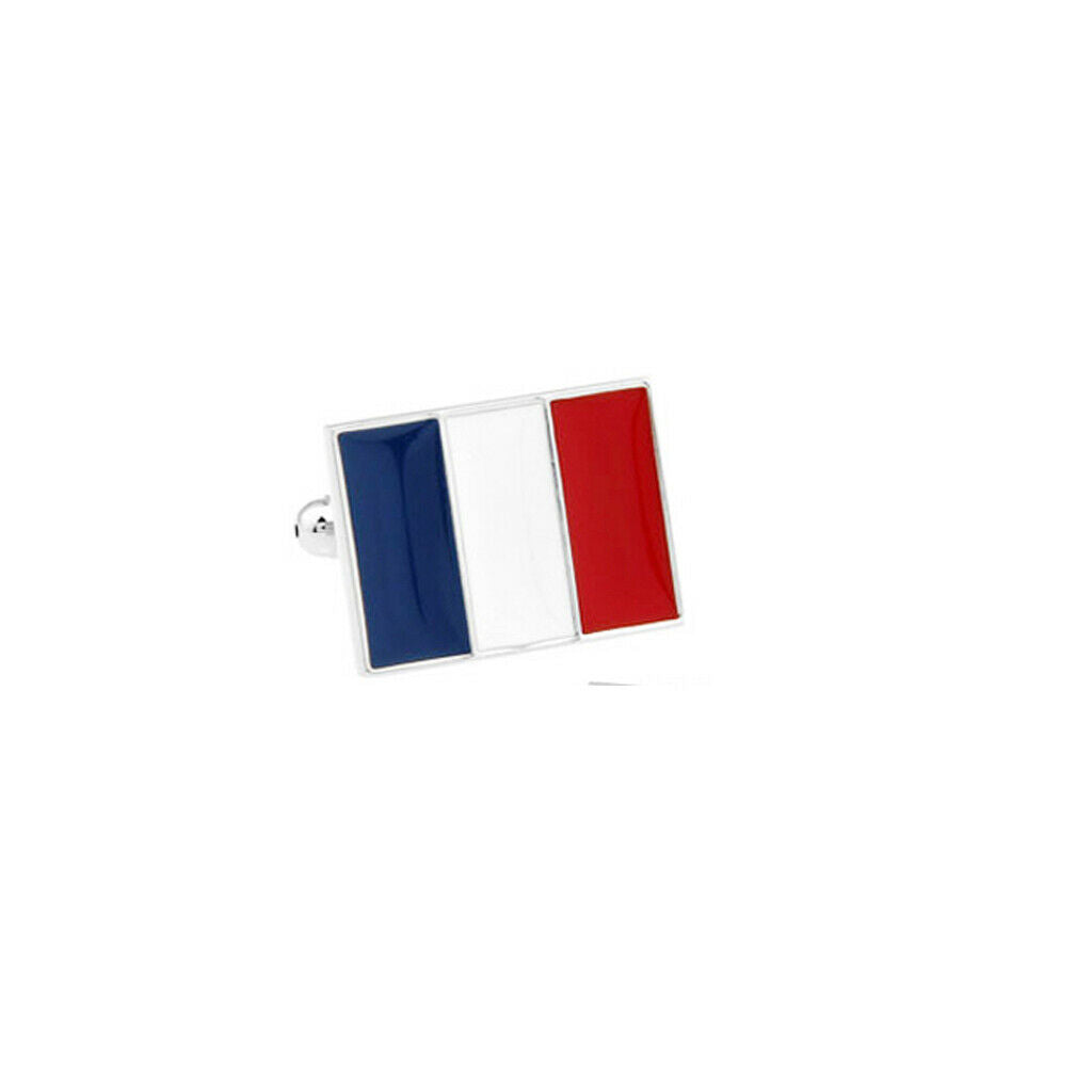 Upscale Hot French Flag Shirt Cufflinks Luxury Cuff Links for Men's Wedding