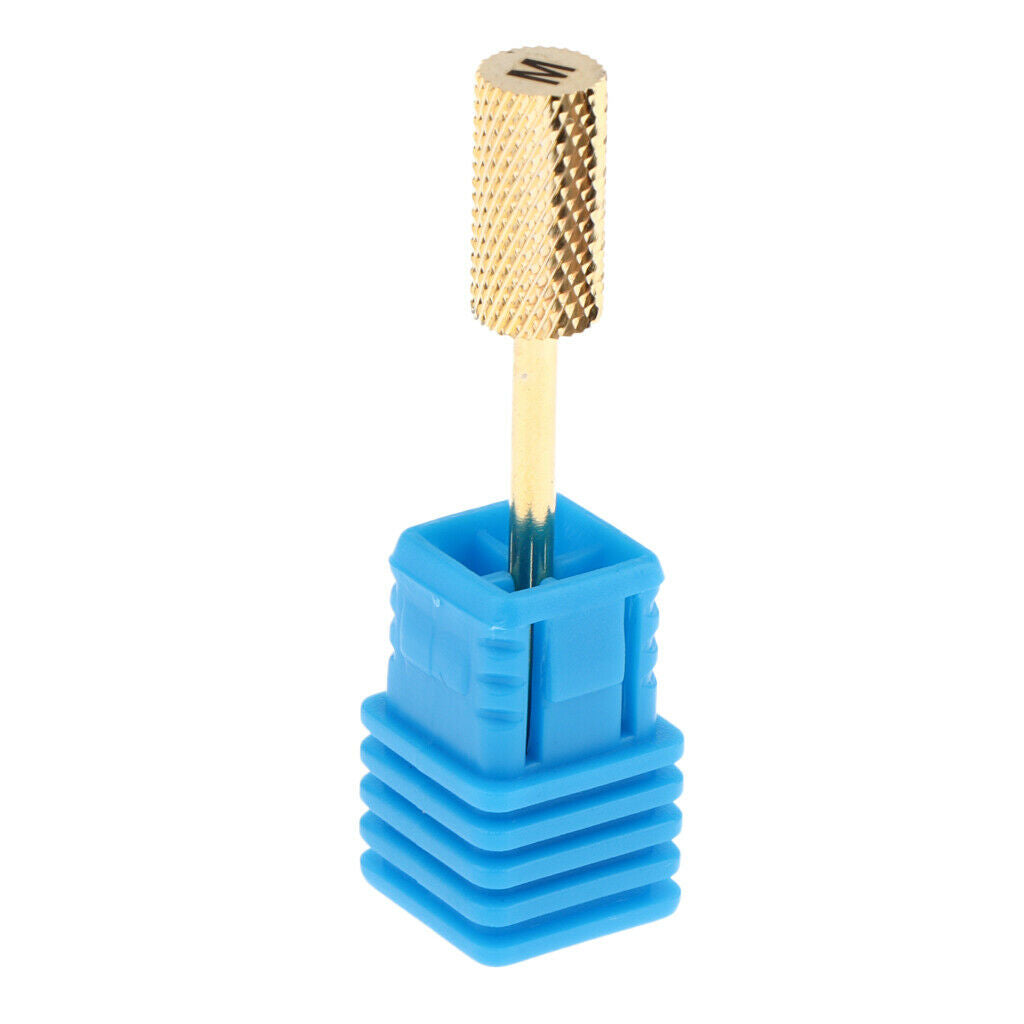 1x Small Barrel Heads Pro Nails Tips Drill Bit Grinding Polishing Head M