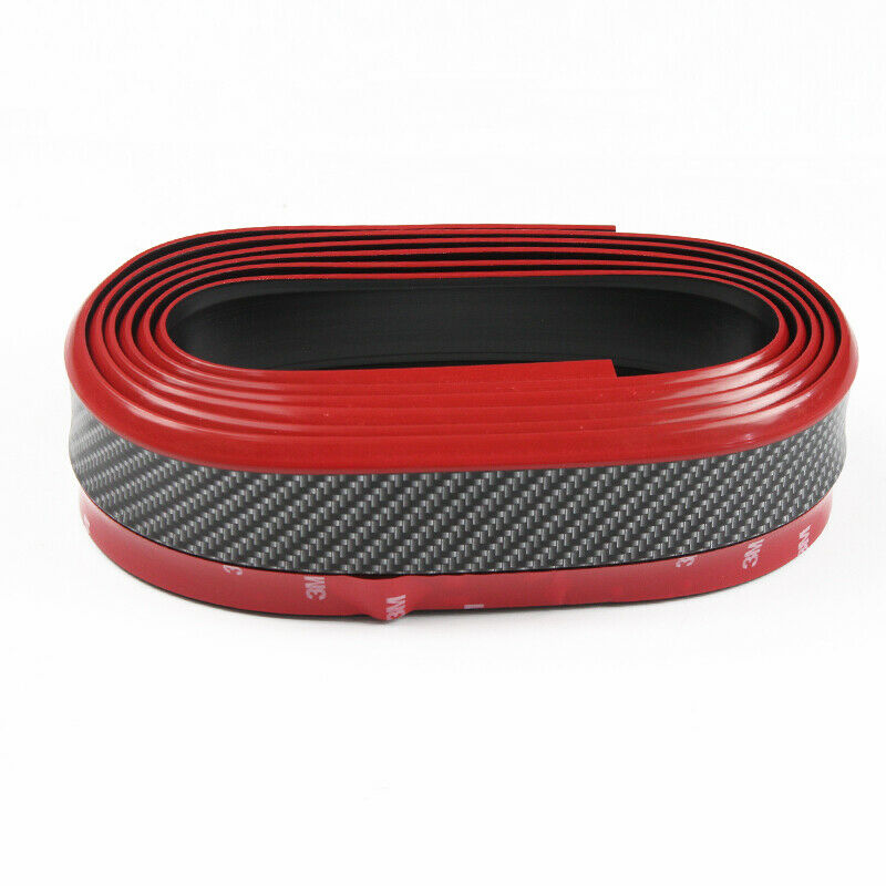 2.5M Car Front Bumper Lip Splitter Body Spoiler Chin Skirt Protector 6CM Width