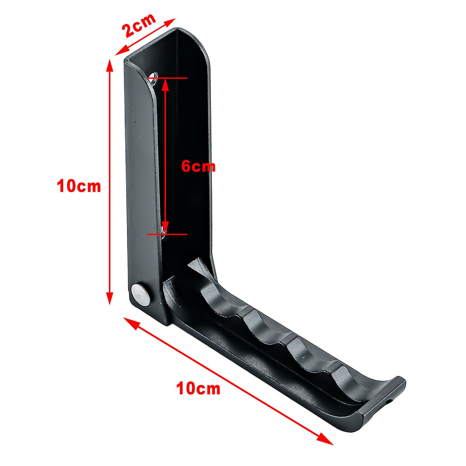 3pcs Aluminum Robe Hanger Hook Durable Wall-mounted Coat Hanger Black