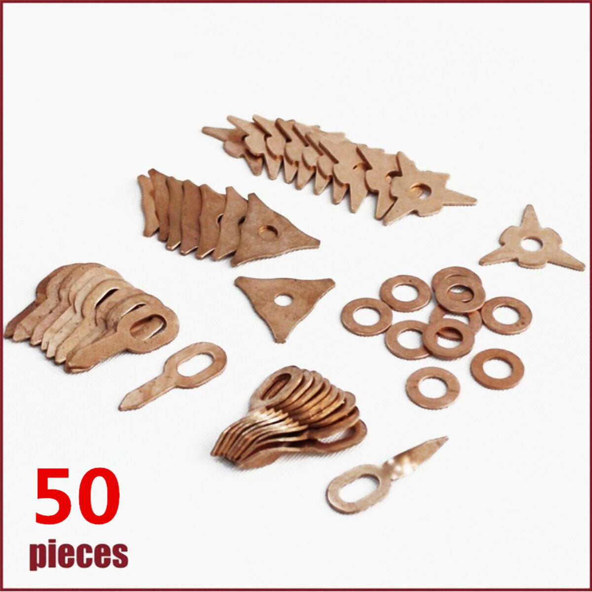50Pcs Tud Welding Kit 5 Type Car Repair Welding Accessories Pulling Washer
