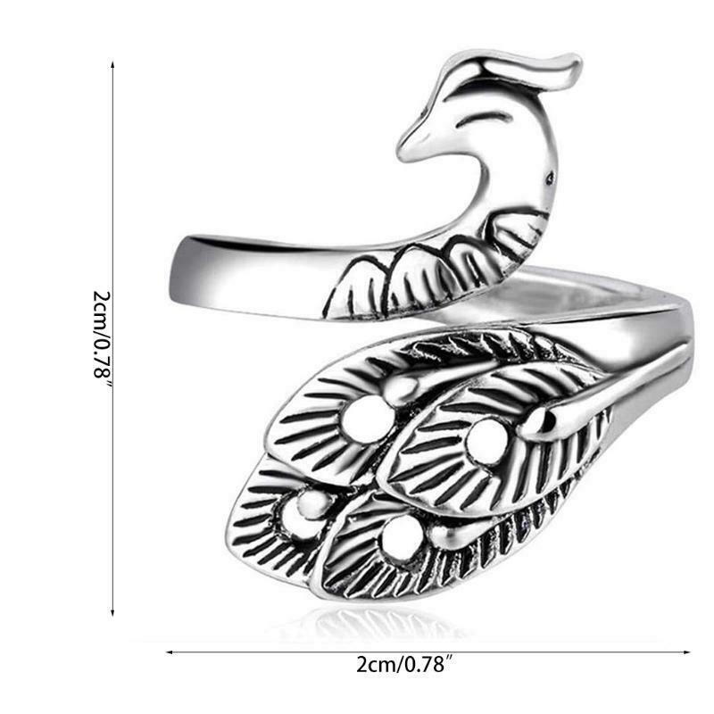 3Pack Adjustable Knitting Loop Crochet Loop Ring Knitting Accessories,Peacock Op