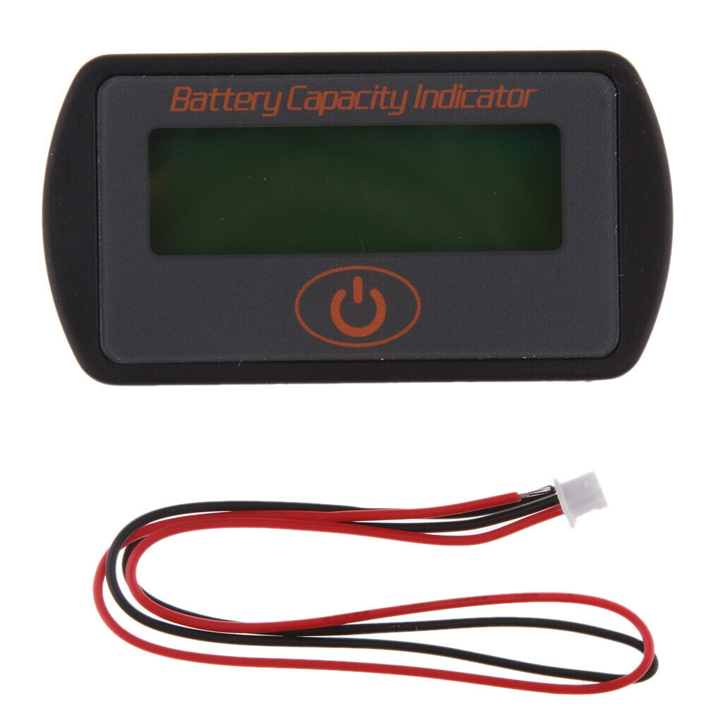 3 Series Lithium Li-ion Battery Capacity Indicator Monitor Gauge Meter Black