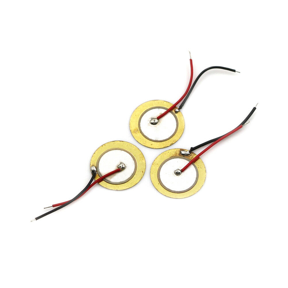 10x Piezoelectric Piezo Ceramic Wafer Plate Dia 15mm For Buzzer Loudspeak.l8