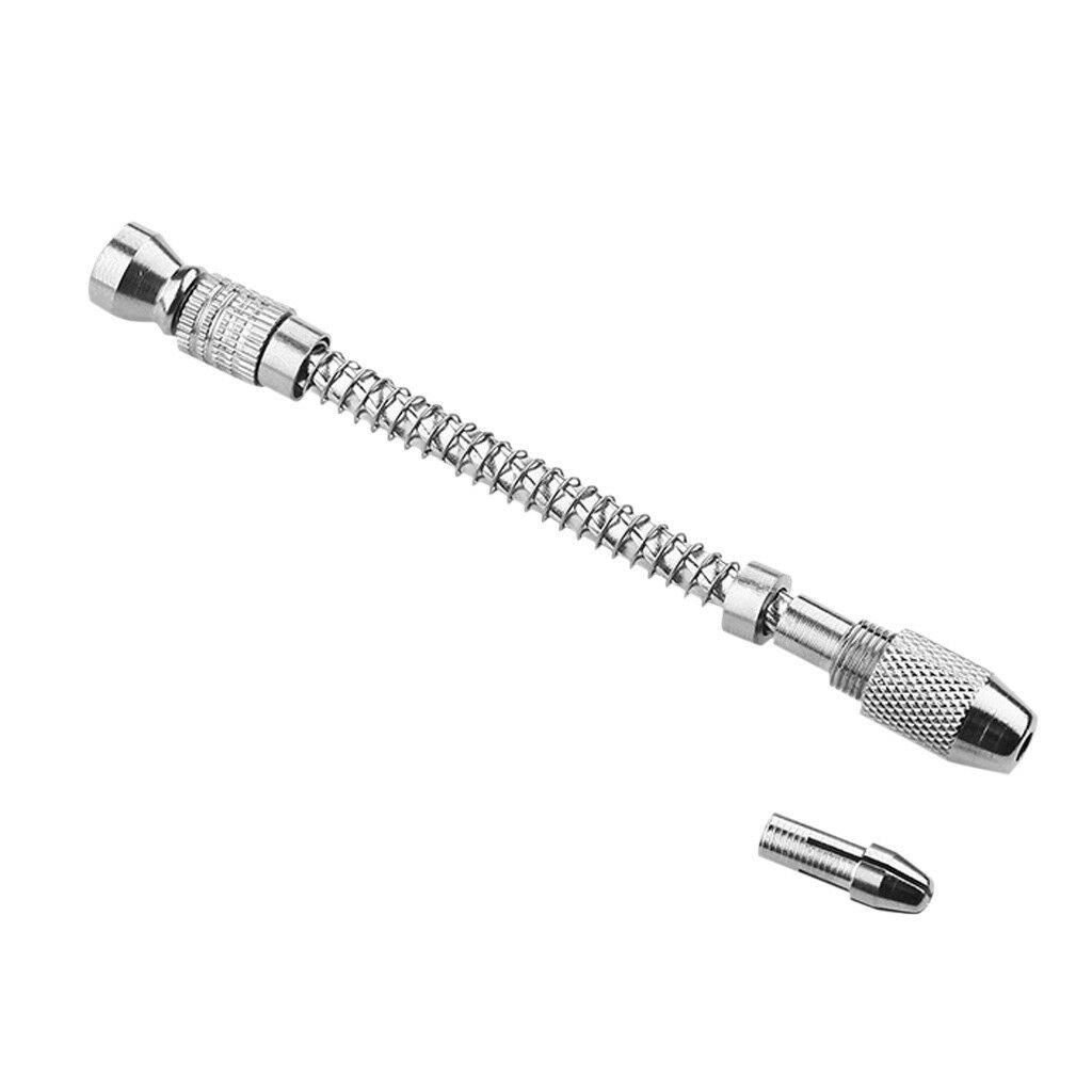 0.1-2mm Mini Pin Vise Spiral Hand Push Drill Chuck Tool for Micro Twist Bit