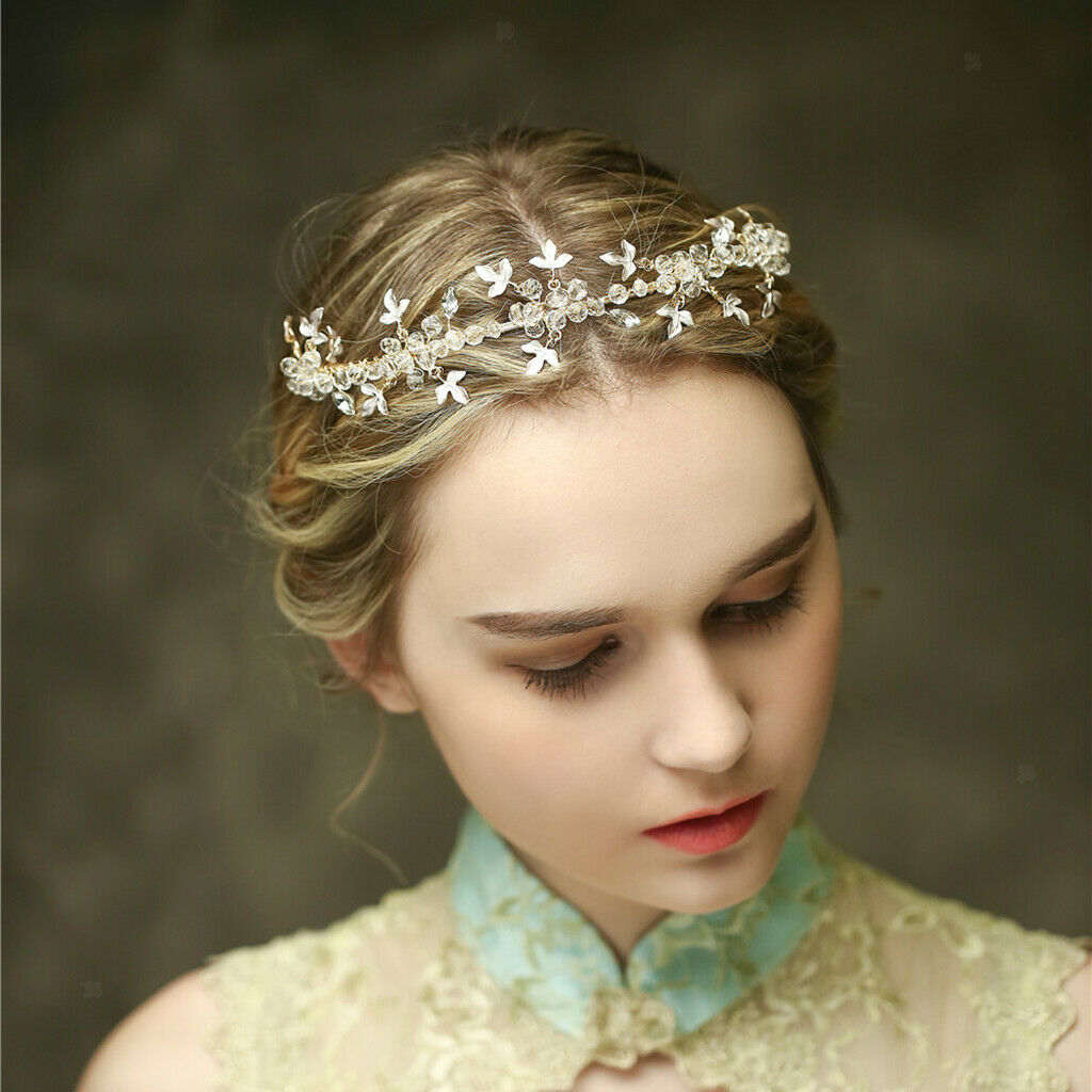 Wedding Bridal Tiara Headband Crown Crystal Rhinestone Hair Accessories
