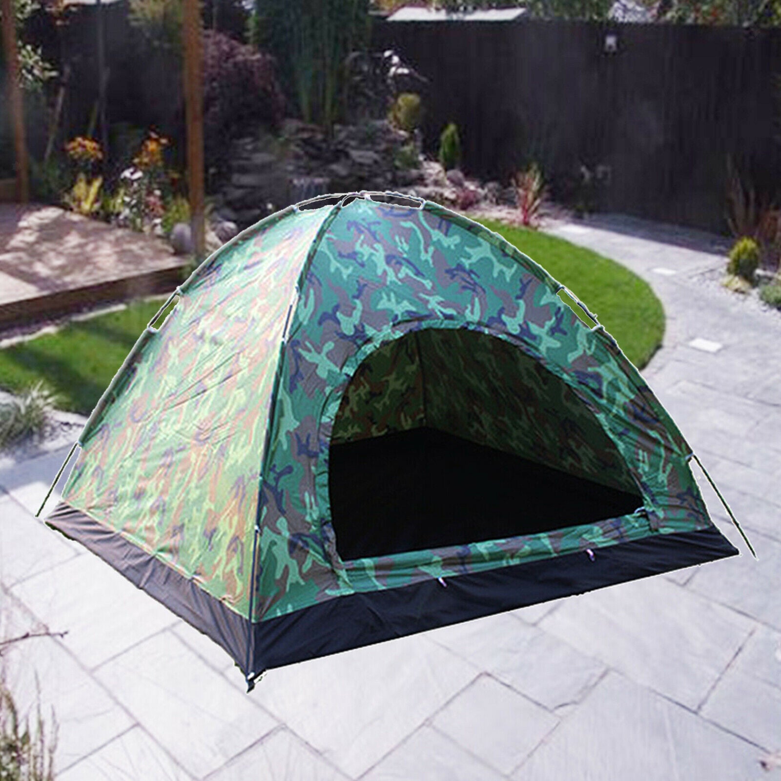 Camping Hiking Tent 3-4 People Waterproof Auto Outdoor Instant   Up Tent