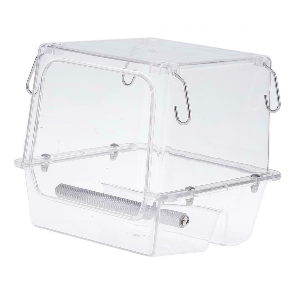 Pet Birds Feeder Food Water Feeding Box For Small Medium Large Birds Parrots