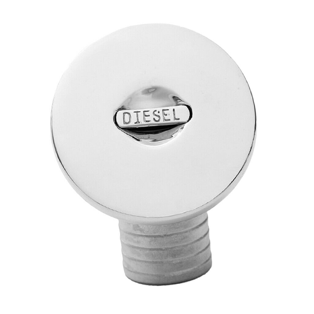 1.5" Boat Deck Tank Water Fill/ Filler Keyless Cap Marine Stainless Steel