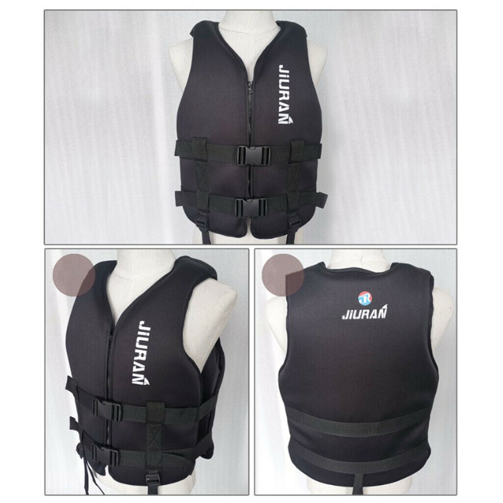 2Pcs Life Jacket Premium Life Vest Aid W/ Crotch Straps Floatation Device