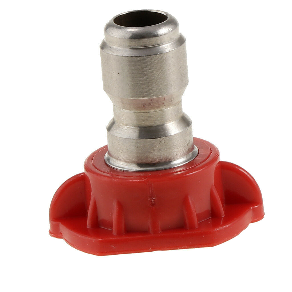 Tool Daily Pressure Washer Spray Nozzle Tips Red 0 Degrees, 1/4 inch