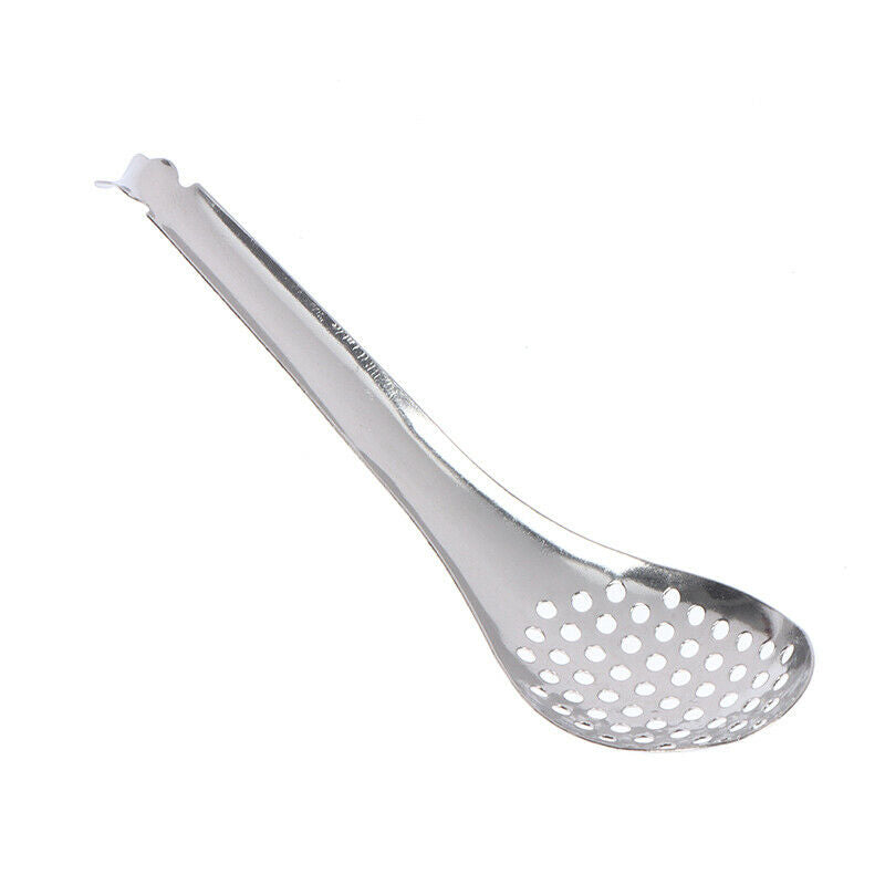 56 Holes Molecular Cuisine Caviar Spoon Colander Egg Yolk Caviar ColanderBDAU