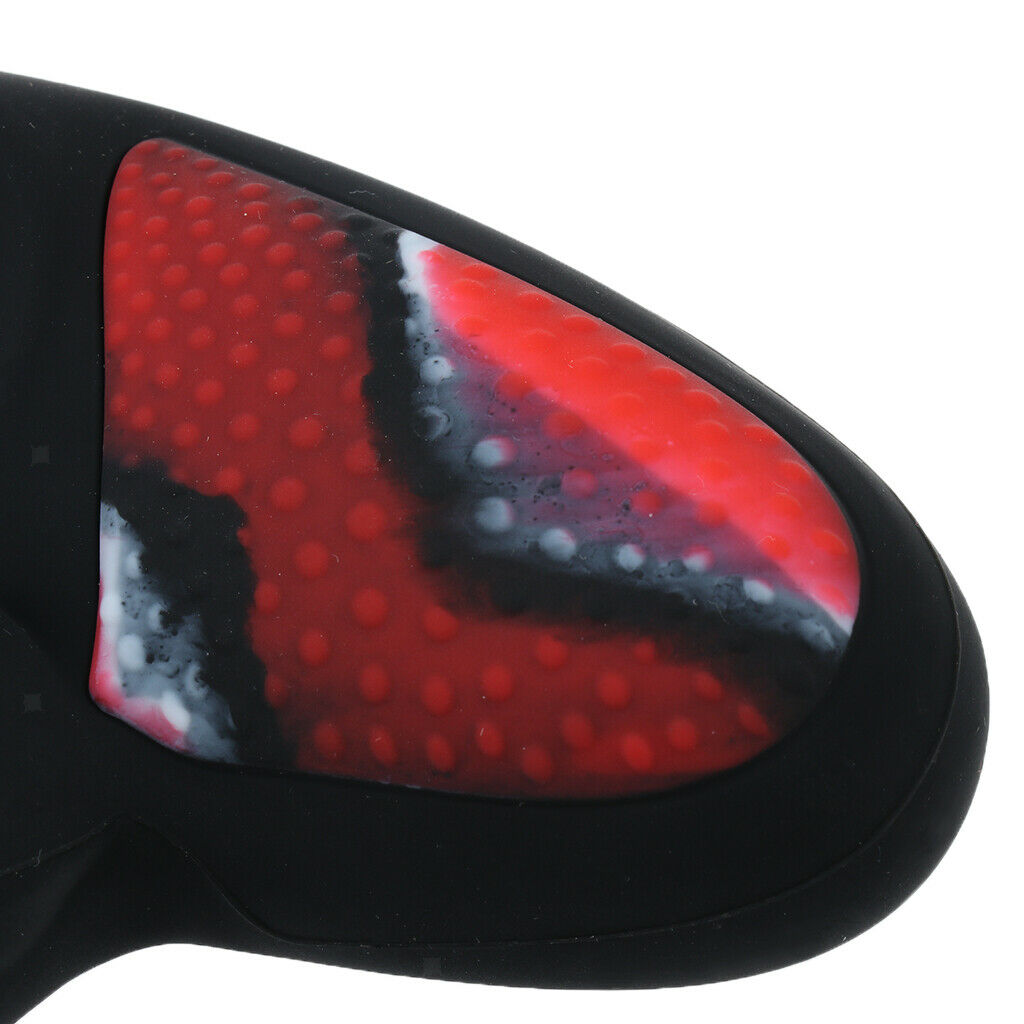 Studded Anti-slip Silicone Case + Thumbstick Caps for PS4 Controller  Red