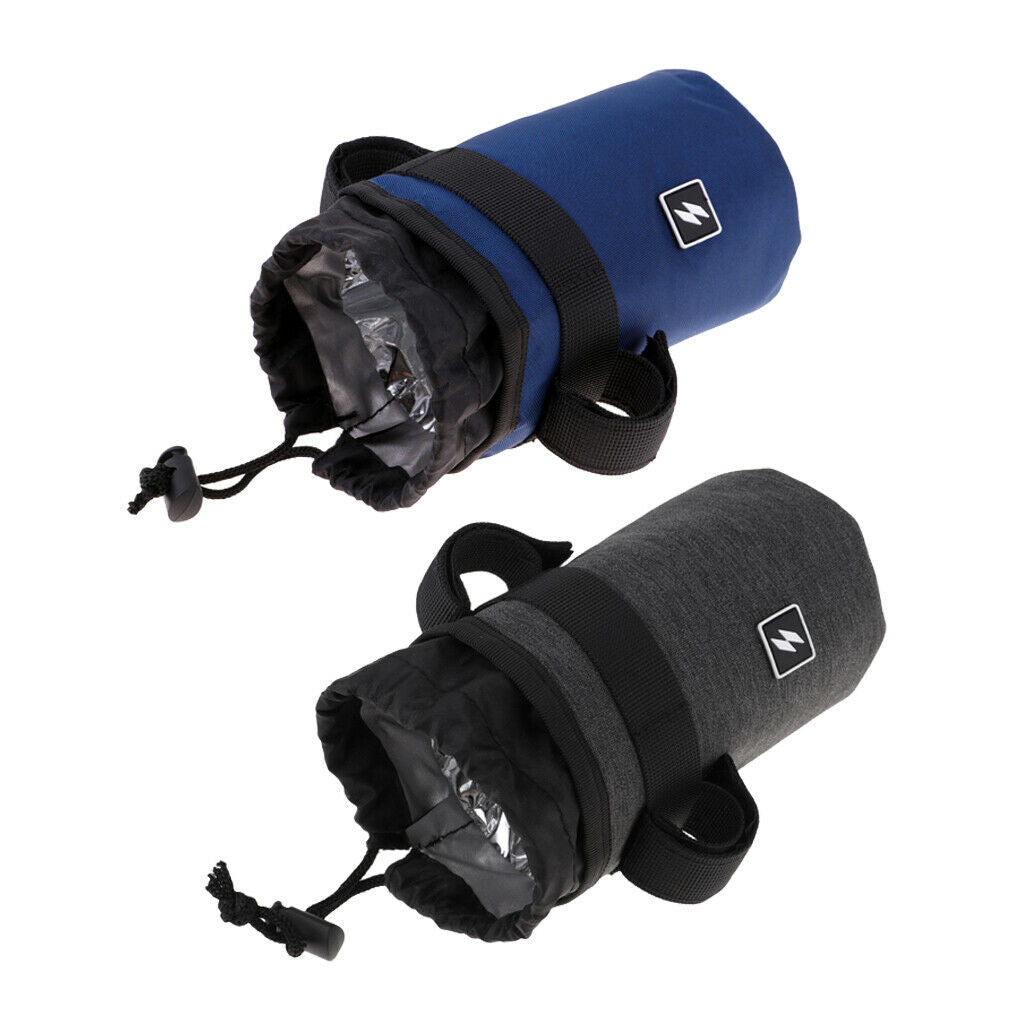 2 Count Sports Water Bottle Holder Carrier Pouch Camping Bike Handlebar Bags for