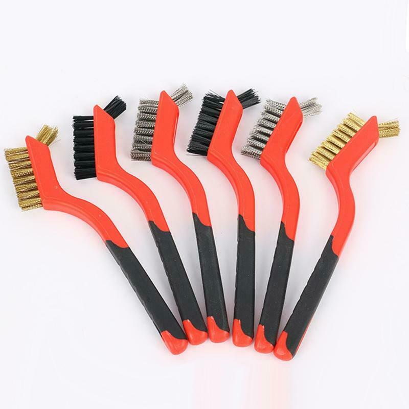 Wire Brush Set 3Pcs Rust Dirt Paint Scrubbing Deep Cleaning Brush Kits