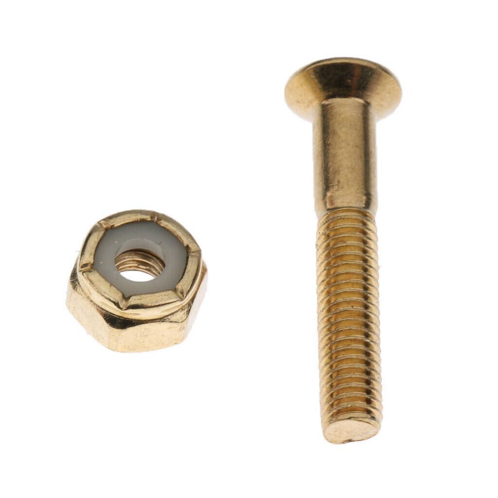 8 Sets 1.1inch Longboard Skateboard Truck Mounting Hardware Screws Bolts Set