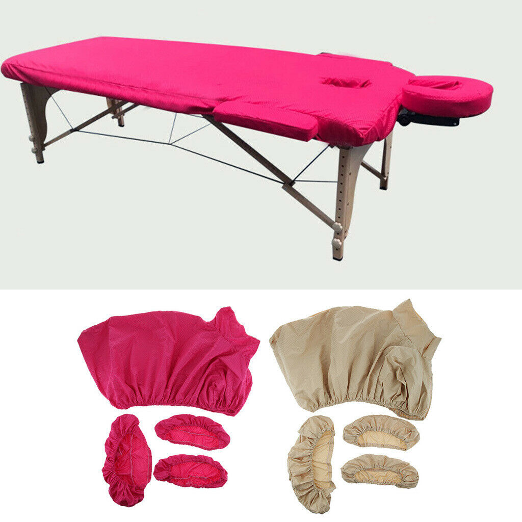Washable Massage Table Sheets Face Cradle Hand Pillow Cover Yellow+Rose Red
