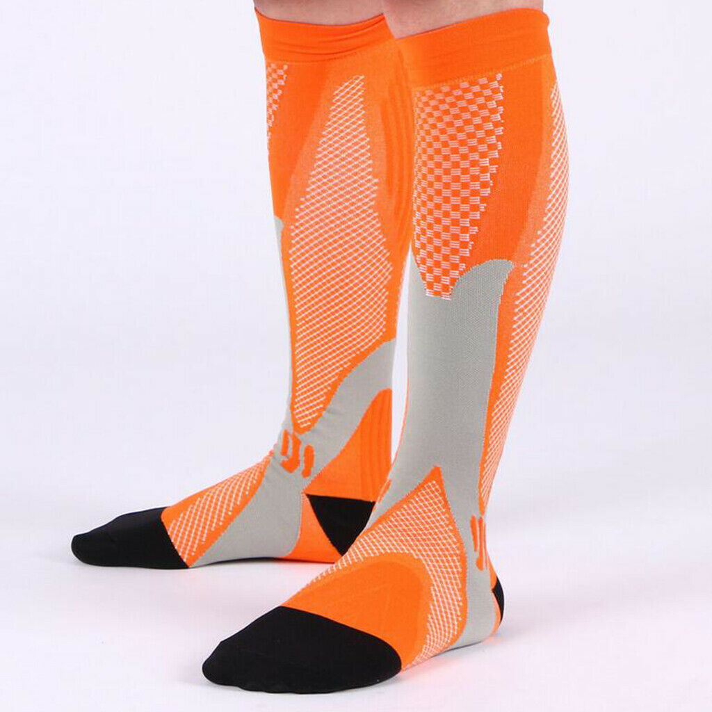 5Pairs Sports Jogging Travel Compression Socks Anti Slip Support Stockings