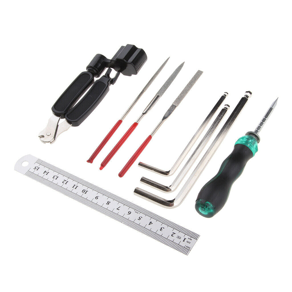 Full Set Guitar Care Tool Cleaning Maintenance Measure Kit