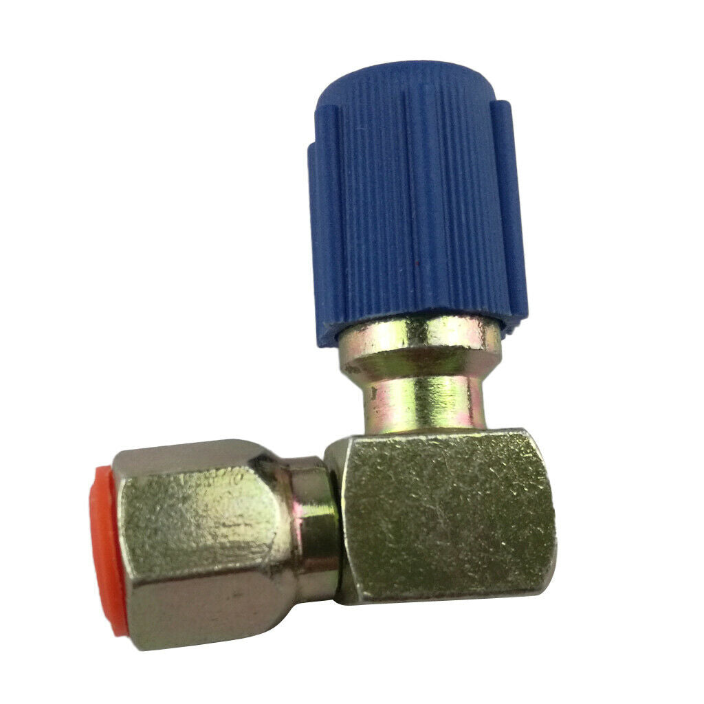 3/8 inch high + 7/16 inch low pressure R134A quick coupling plug adapter car
