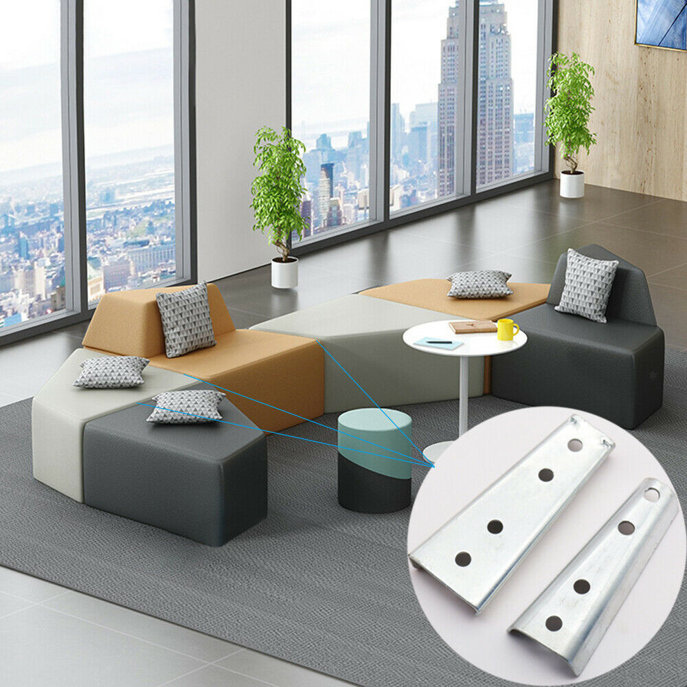 2pcs Sectional Sofa Connector Bracket, Sectional Couch Connectors Bands for