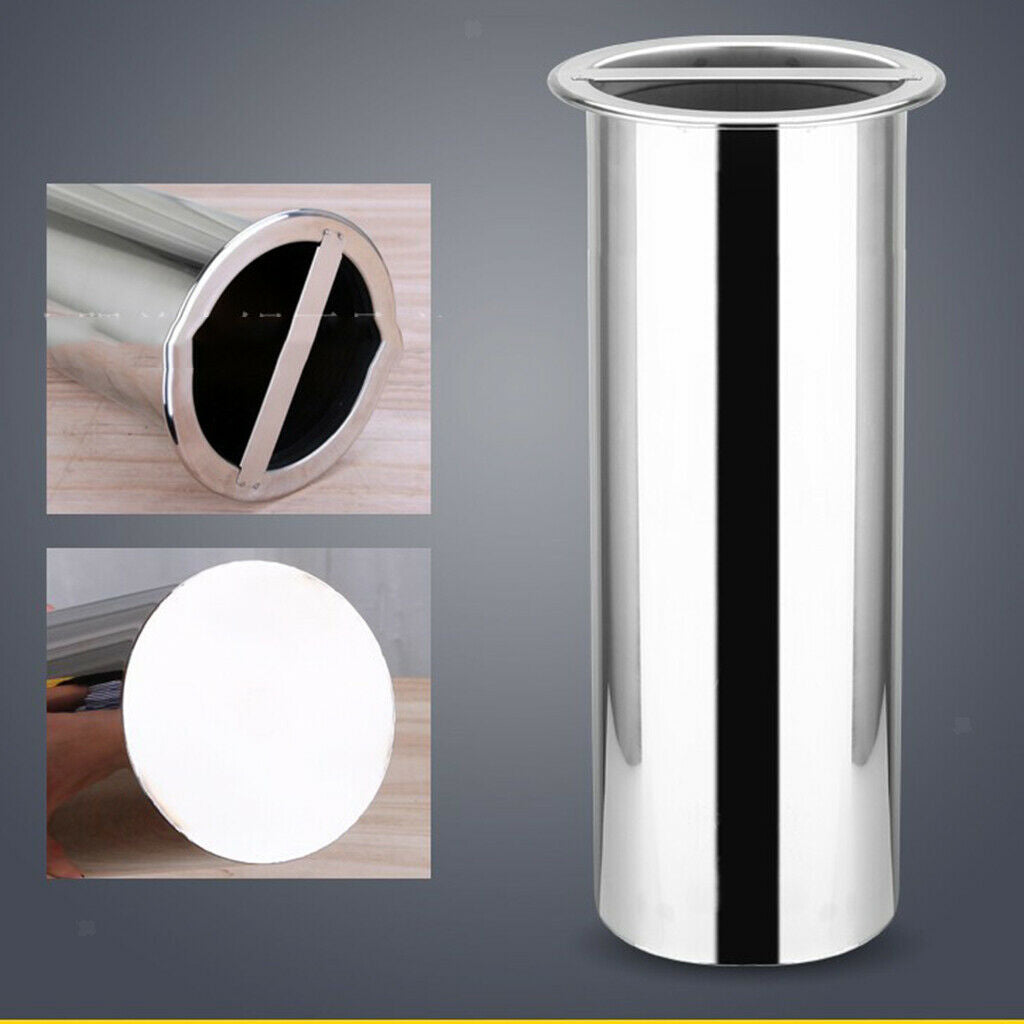 Stainless Steel String of Bamboo Sticks Holder Chopsticks Box 30cm